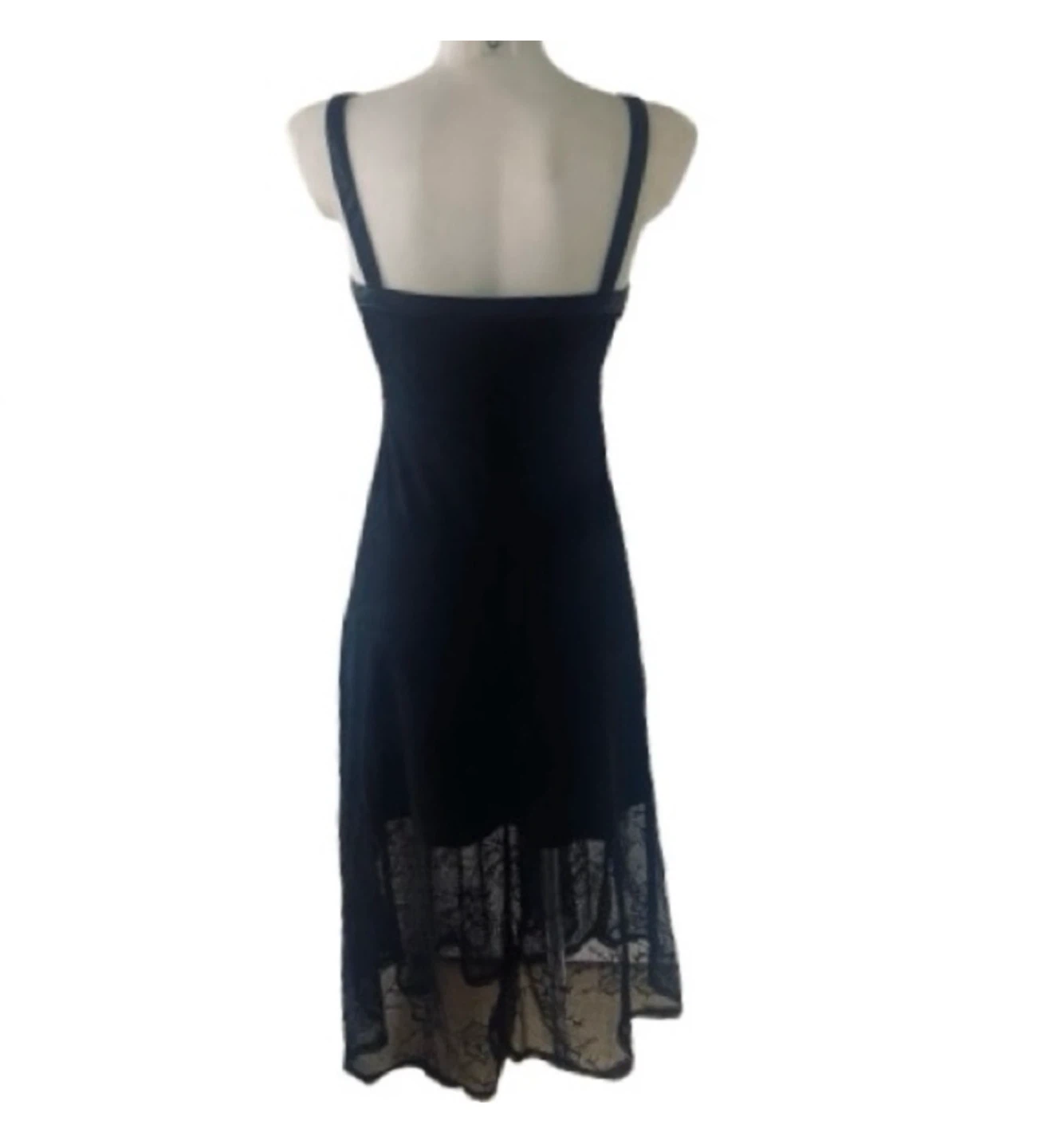 Killstar Anne Arkist Black Skull Lace Midi Goth Sleeveless Dress - photo 5
