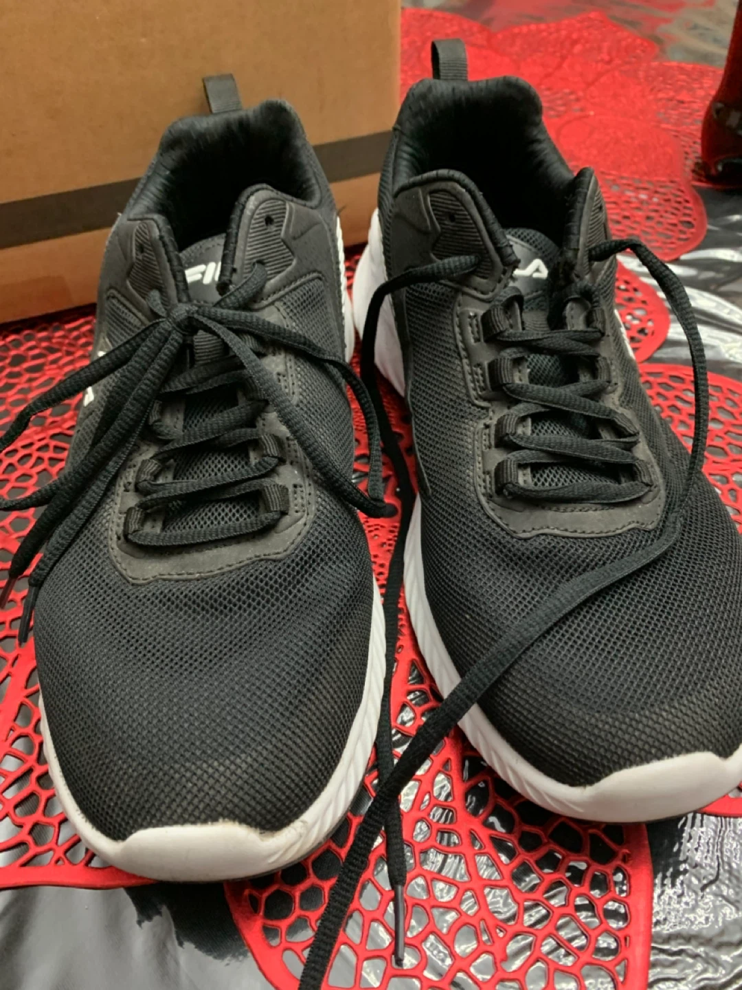 Fila Black Sneakers - Size 9 - photo 2