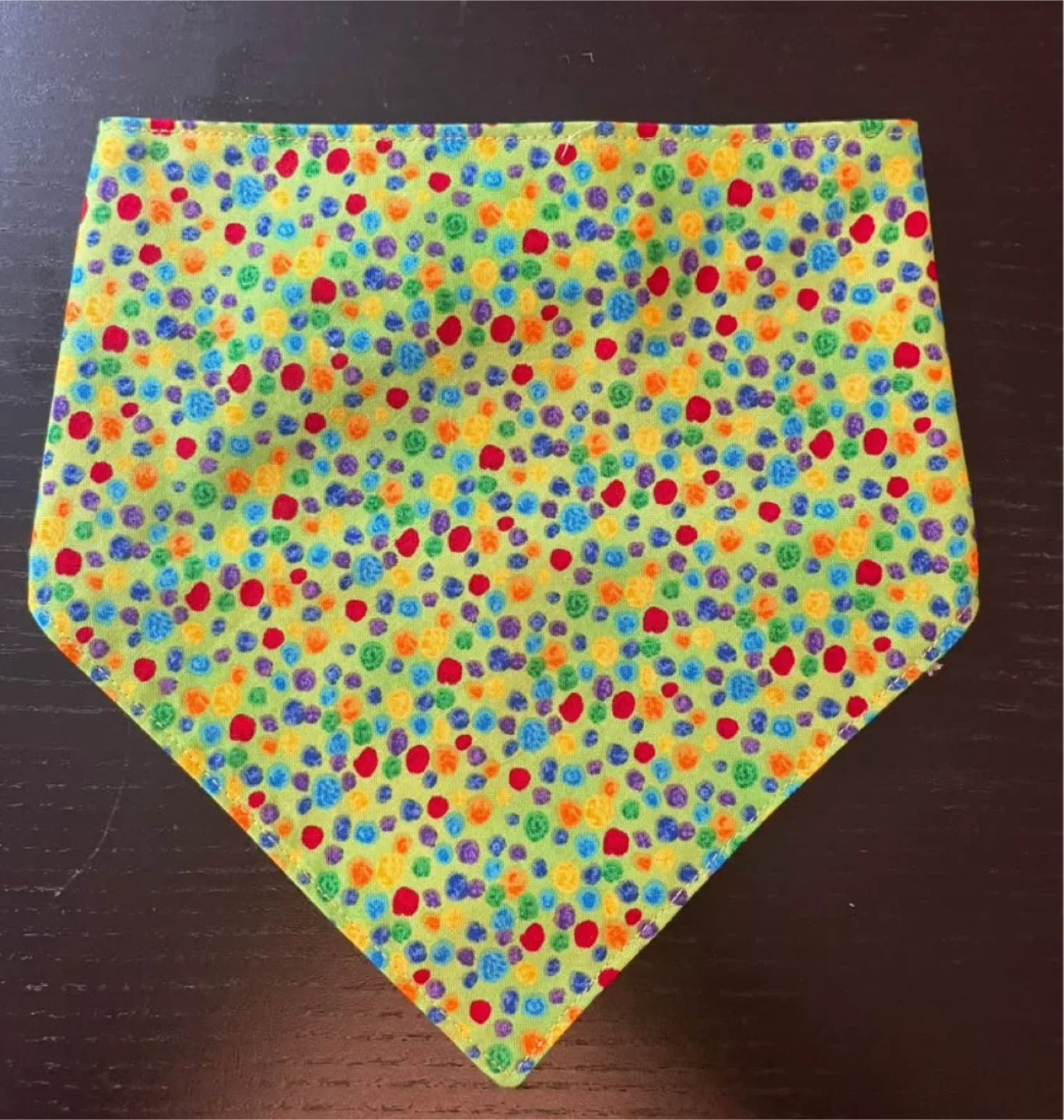 Dog Bandana - Multi-coloured Polka Dot
