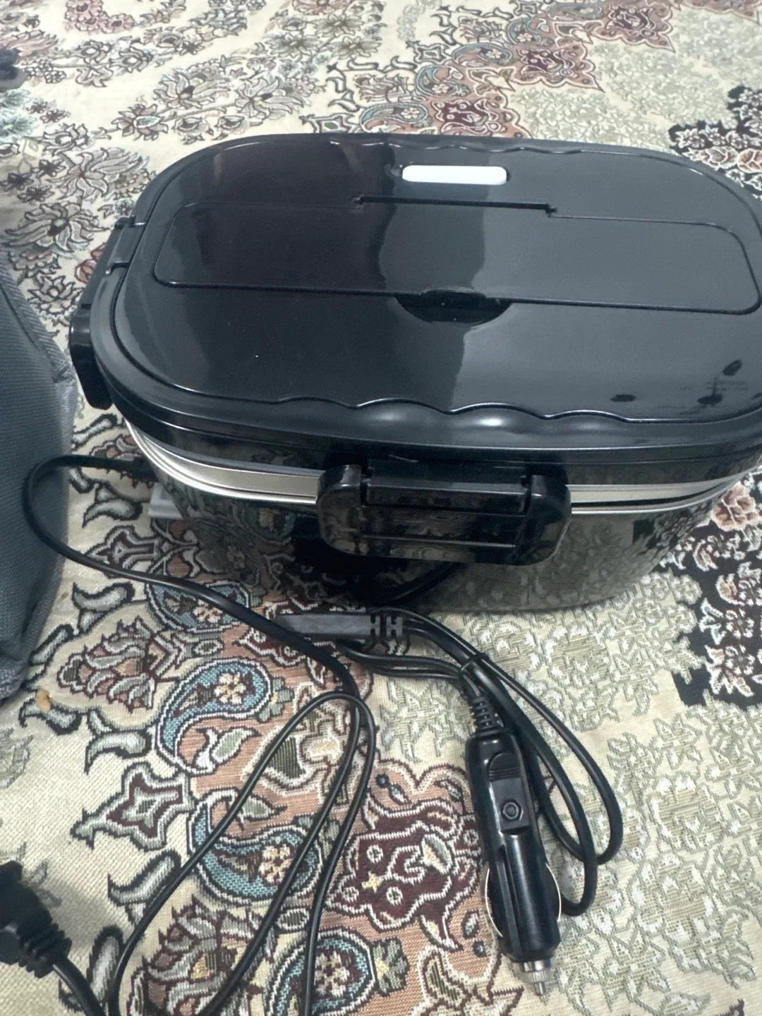 Electric Lunch Box Food Heater - Black