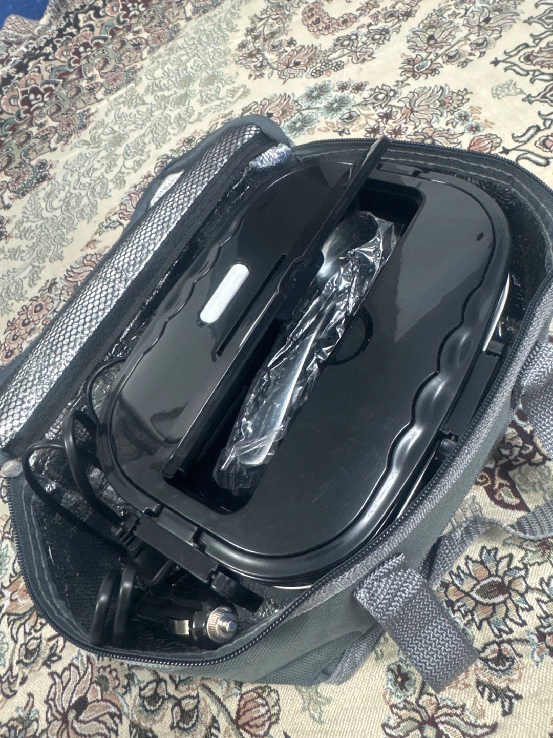 Electric Lunch Box Food Heater - Black - photo 5