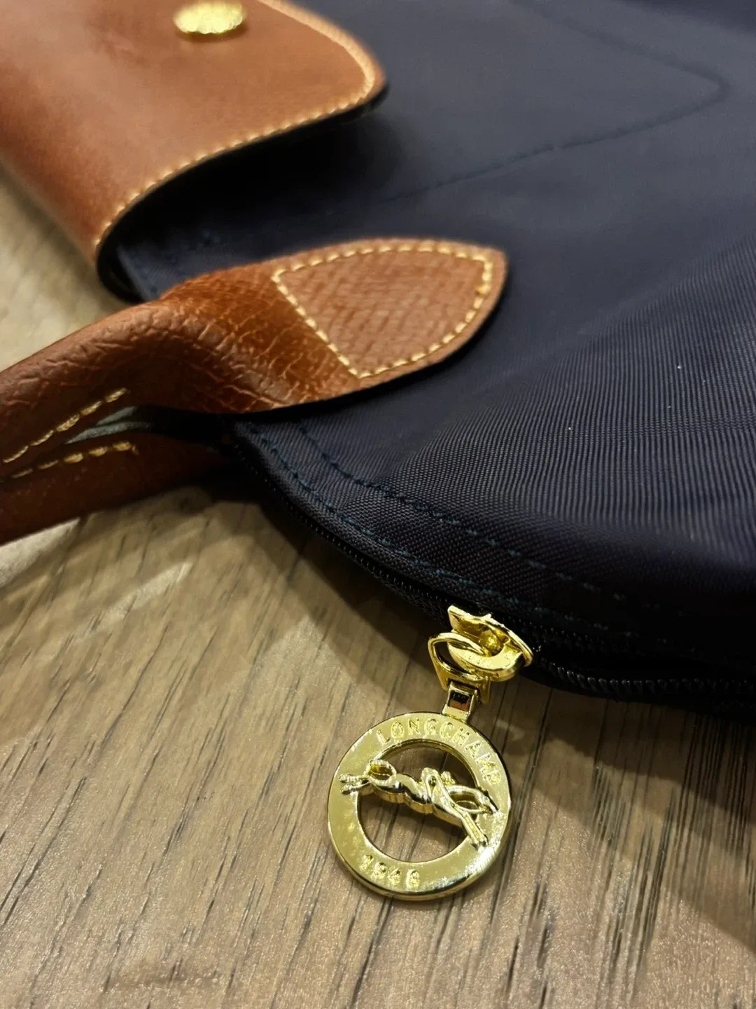 Longchamp Le Pliage Navy Tote Bag image indicator(3)