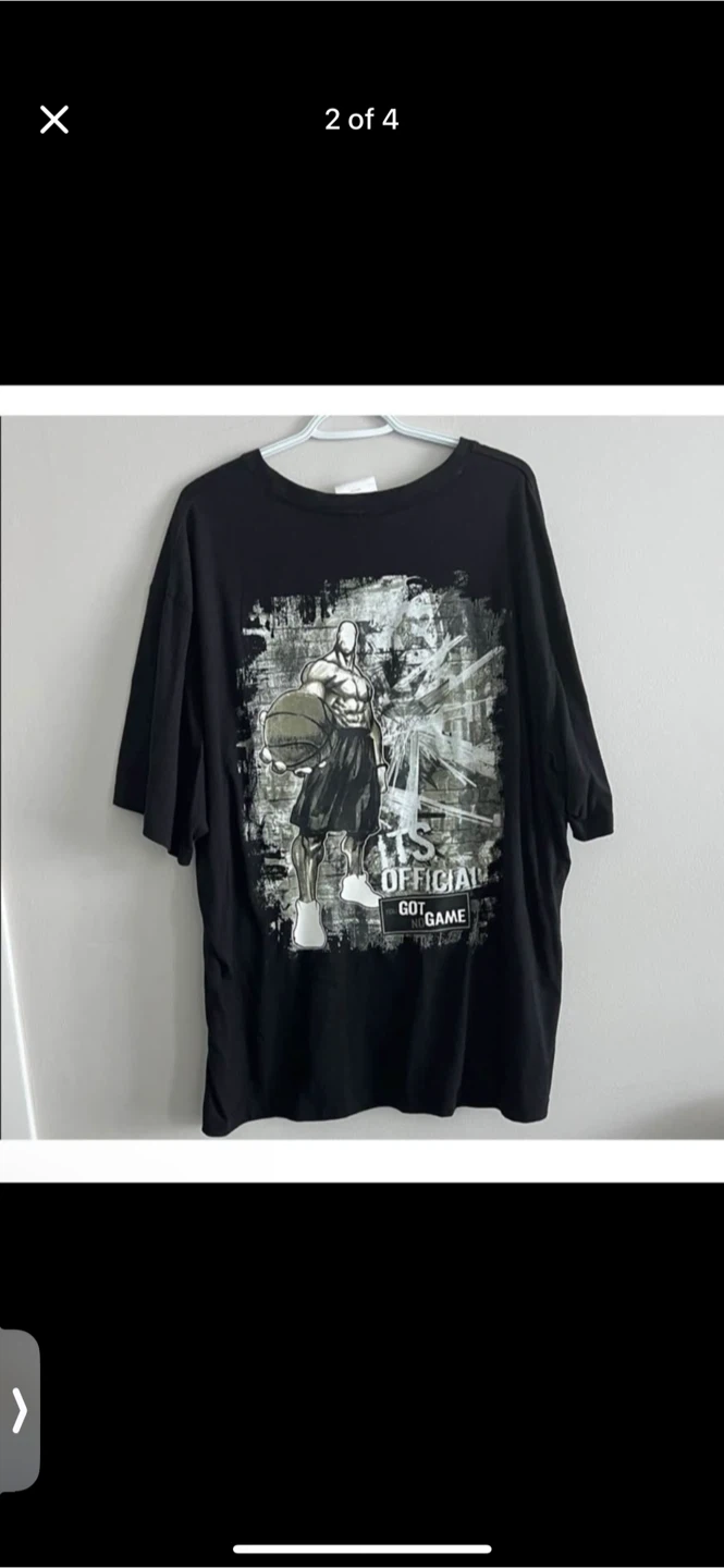 Y2K AND1 trash talk basketball Graphic T-Shirt 2XL - photo 2
