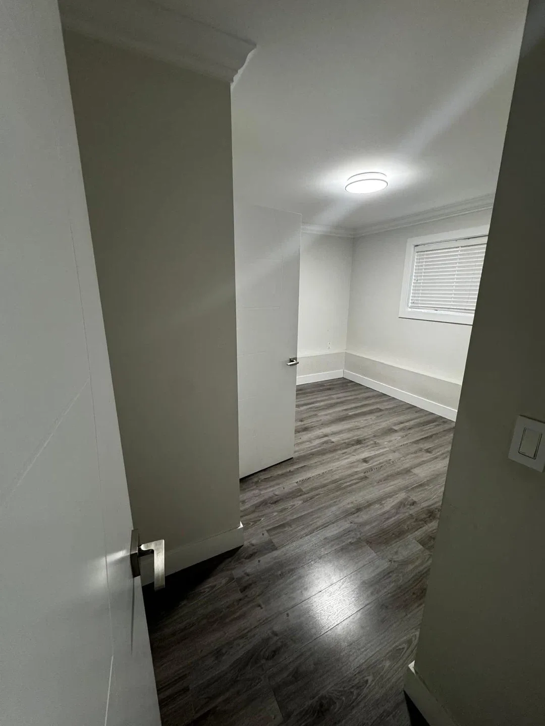 One private room available in two brand new basement