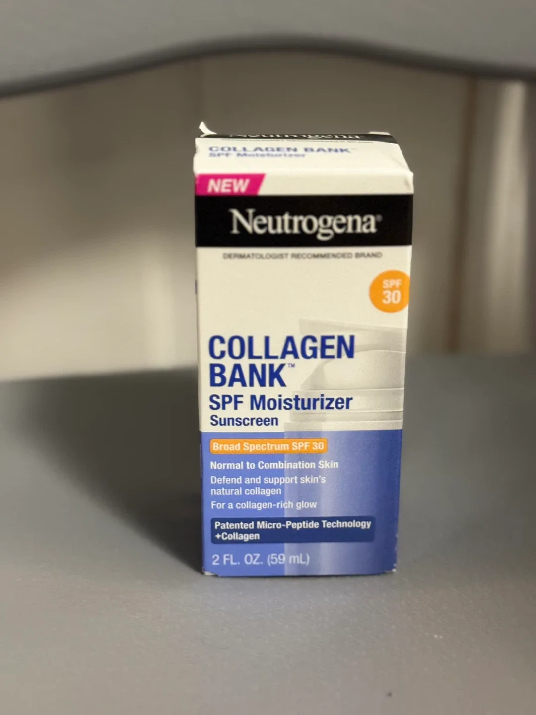 New Neutrogena Collagen Bank SPF 30 Moisturizer