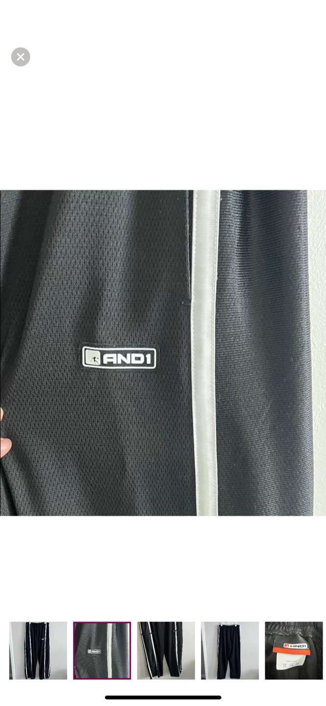 AND1 Basketball track Pants XL - photo 2