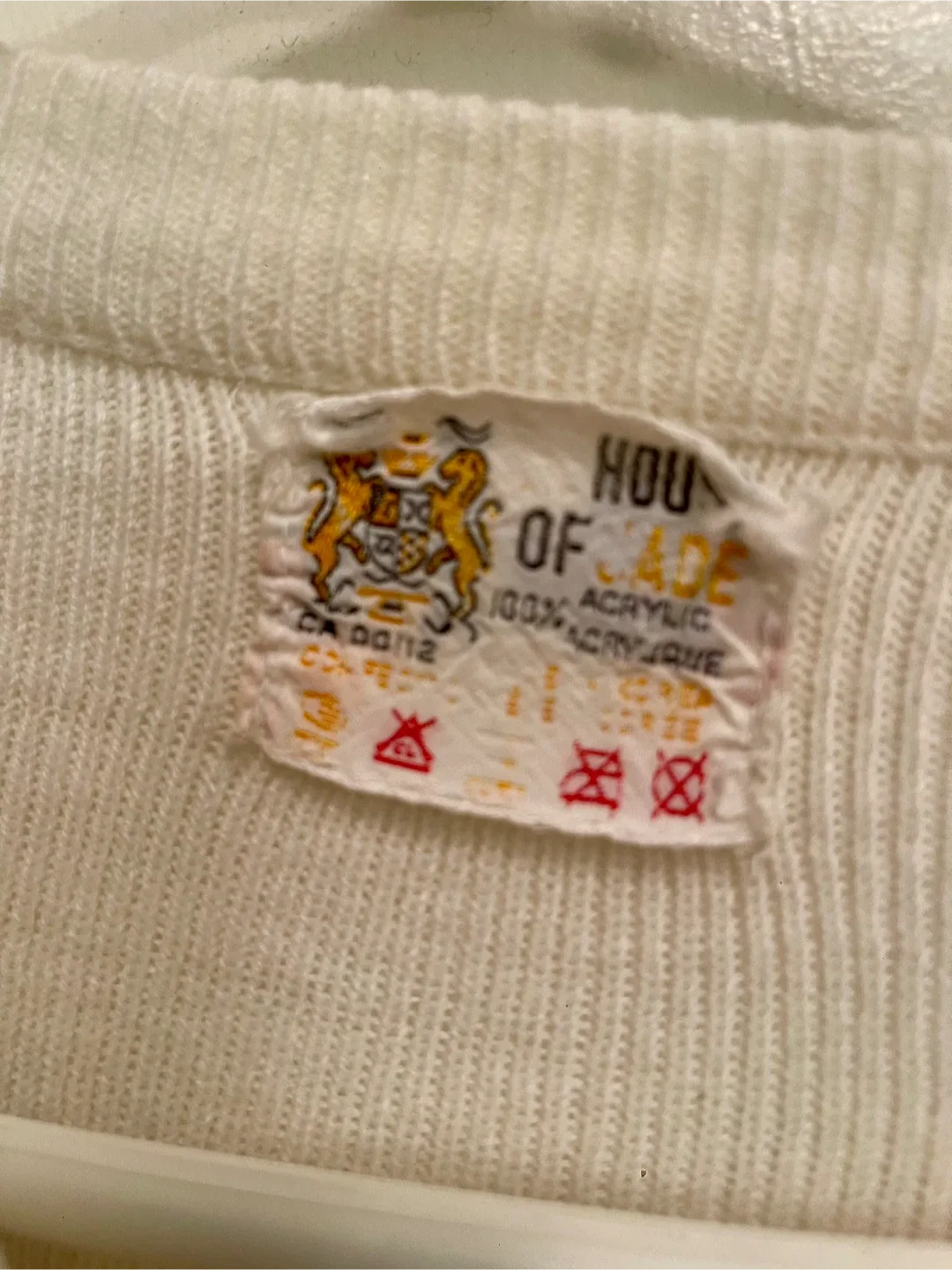 House of Jade vintage knit top size small image indicator(2)