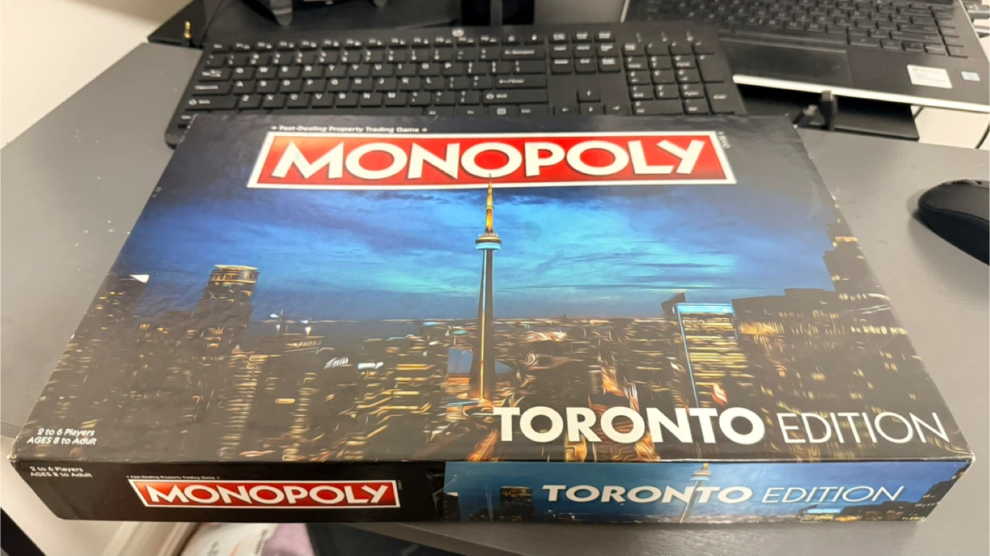Monopoly Toronto Edition Board Game