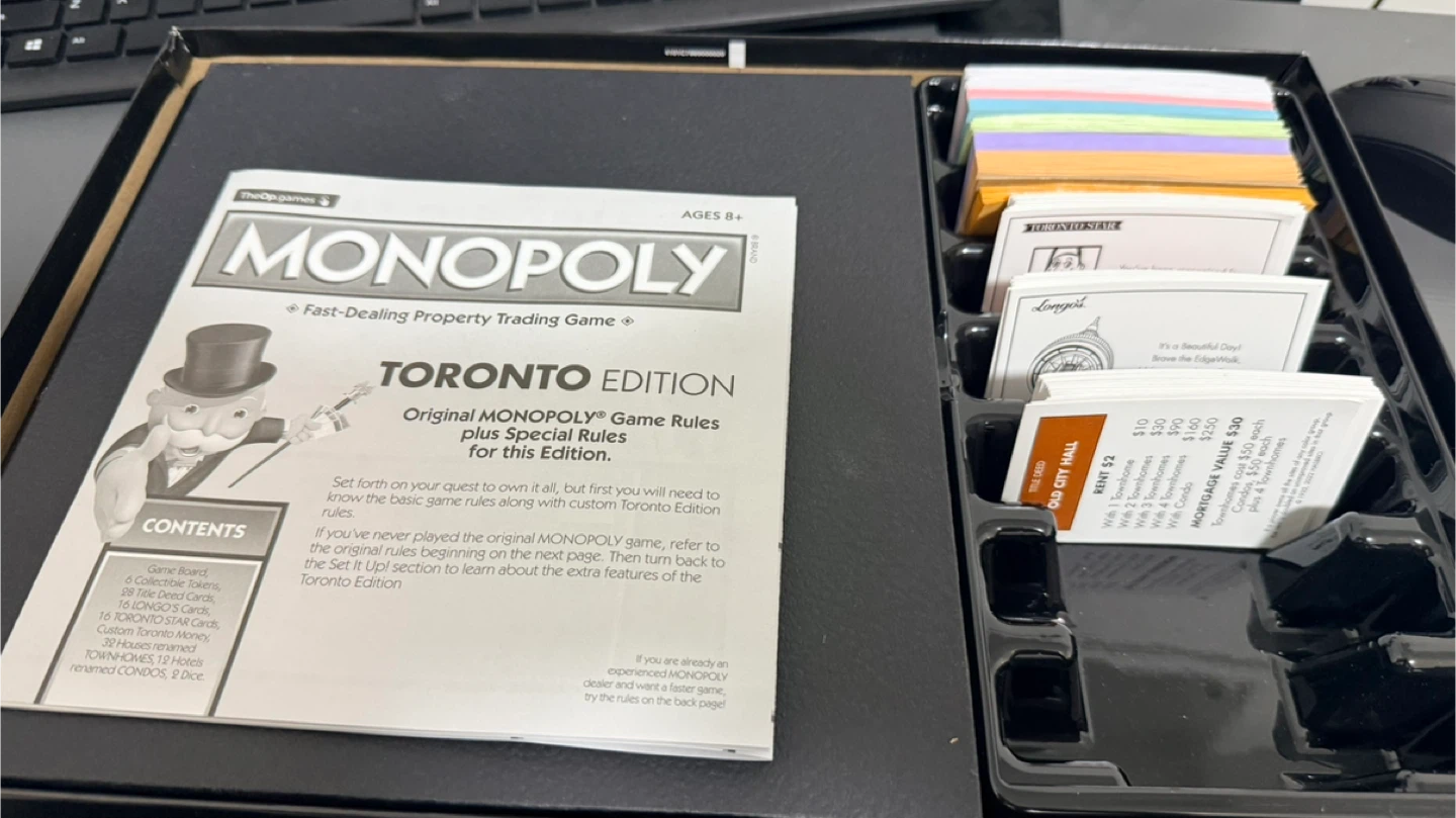 Monopoly Toronto Edition Board Game - photo 3