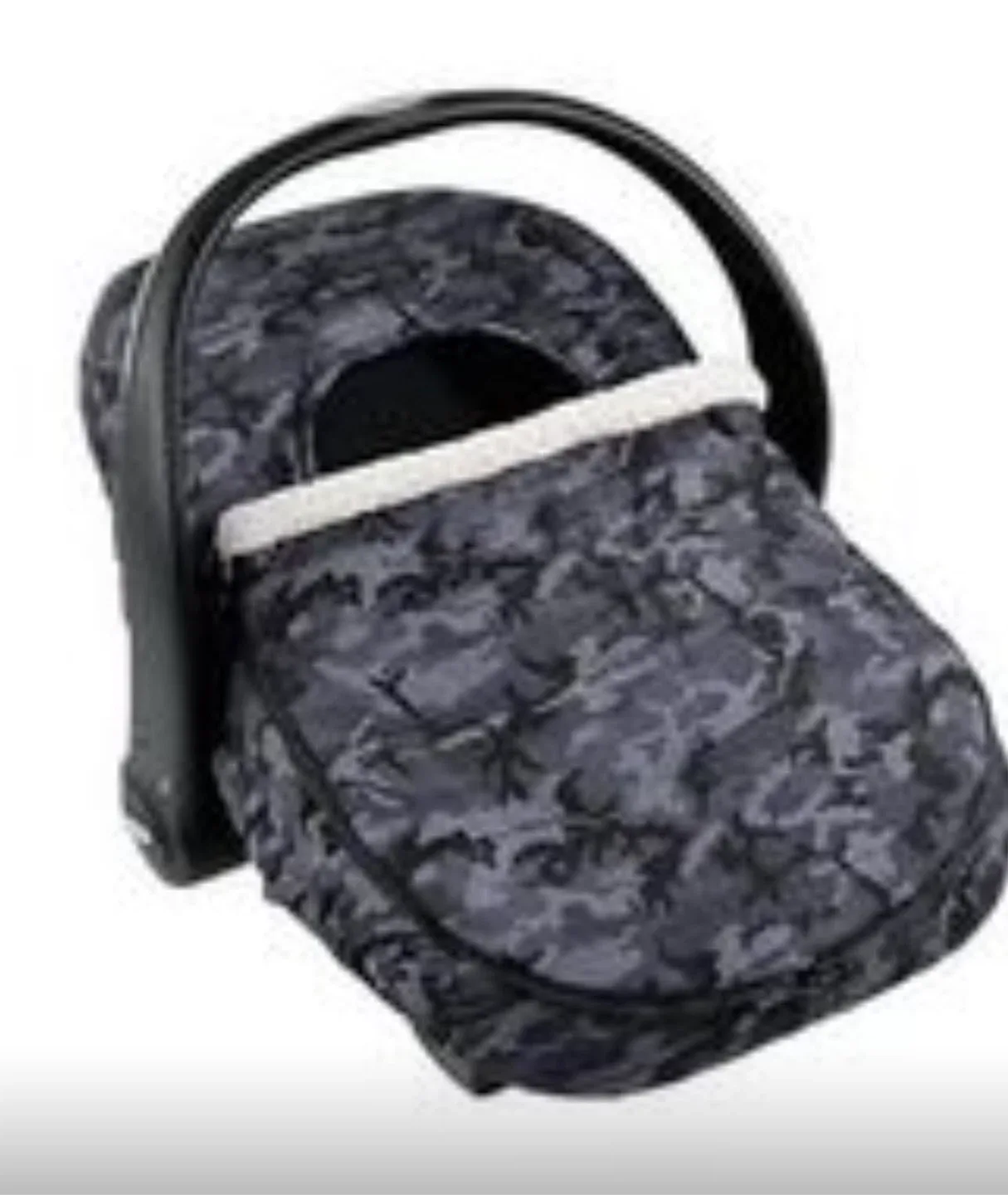 New JJ Cole Car Seat Cover - Grey Camo
