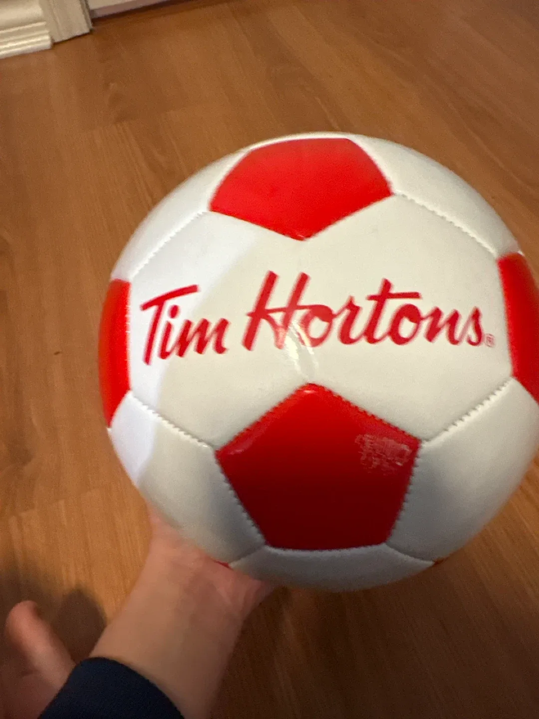 Tim Hortons Red & White Soccer Ball image indicator(2)