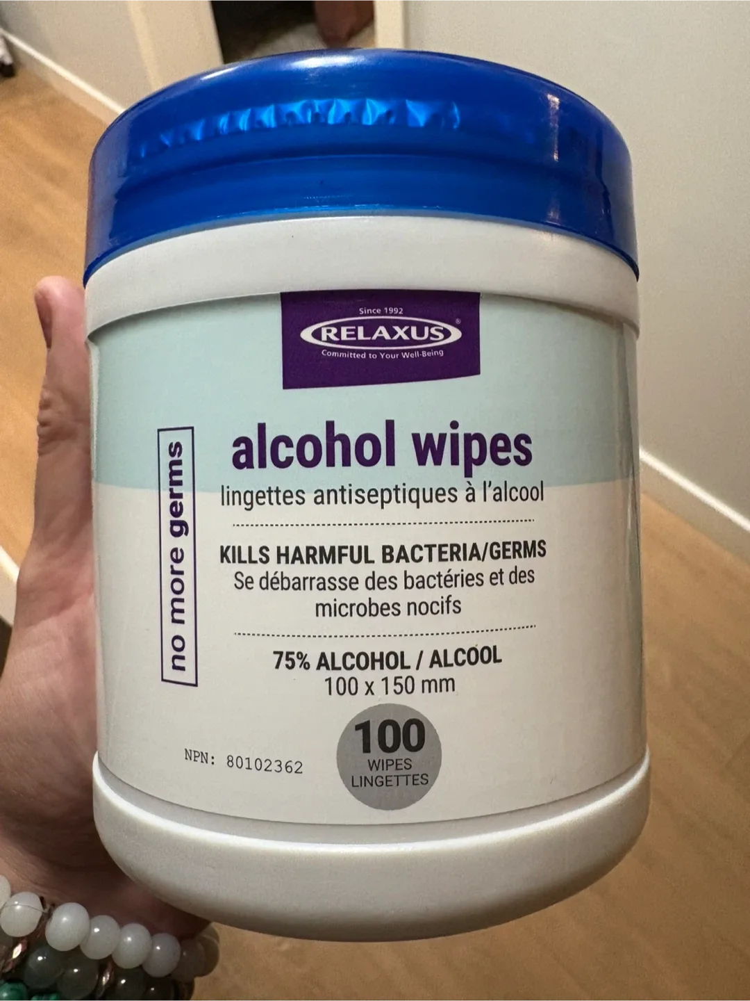Alcohol Wipes - 100 Wipes