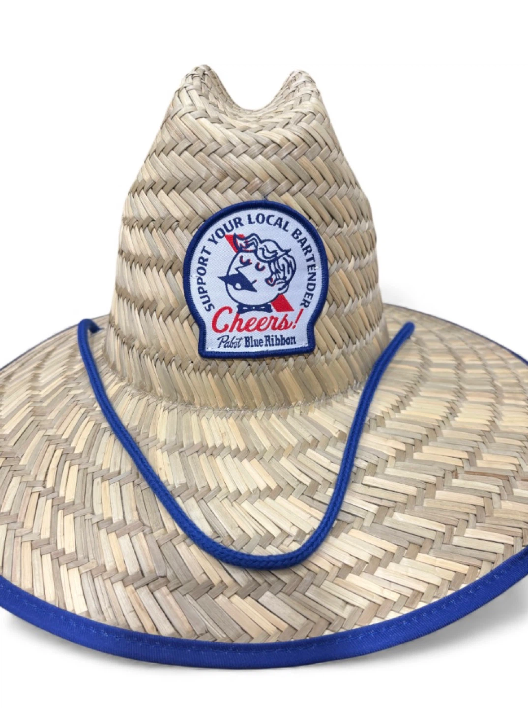 Pabst Blue Ribbon Straw Hat