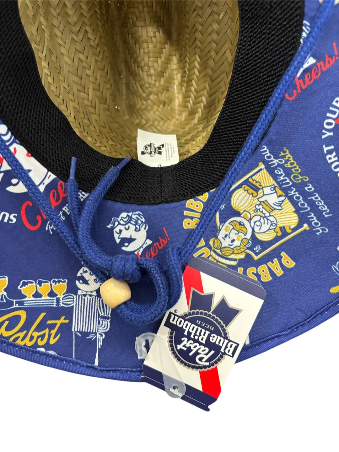 Pabst Blue Ribbon Straw Hat - photo 3