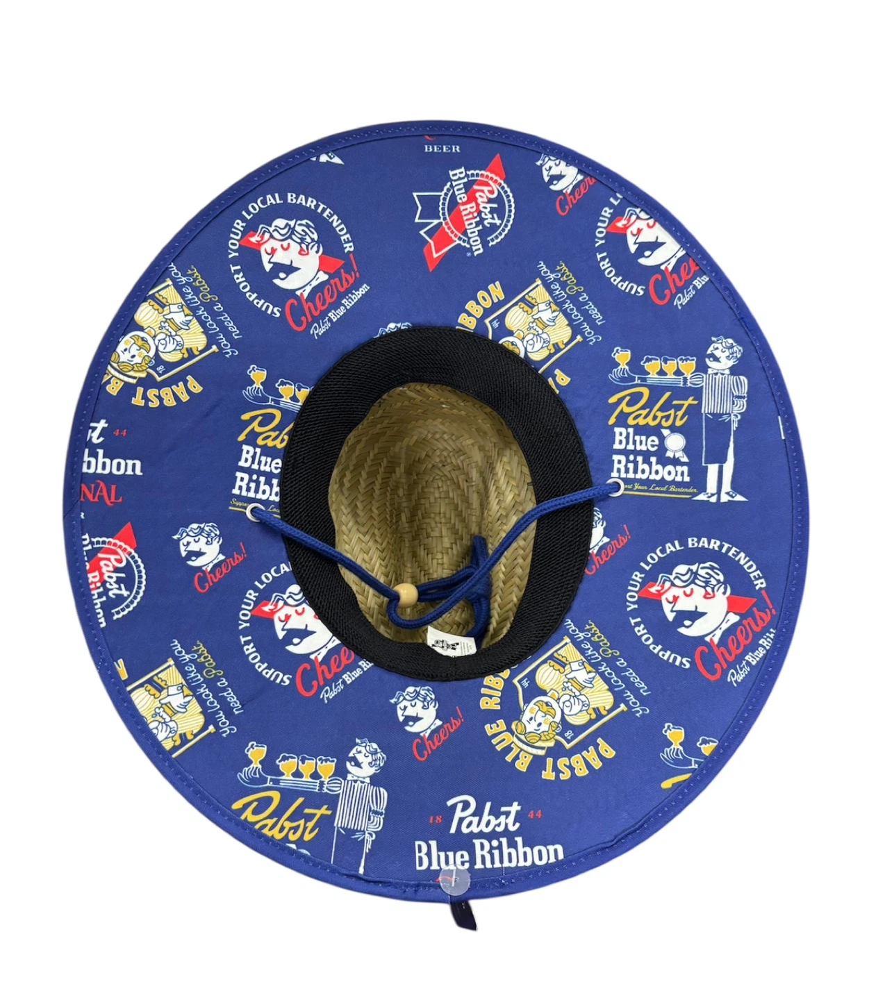 Pabst Blue Ribbon Straw Hat - photo 4