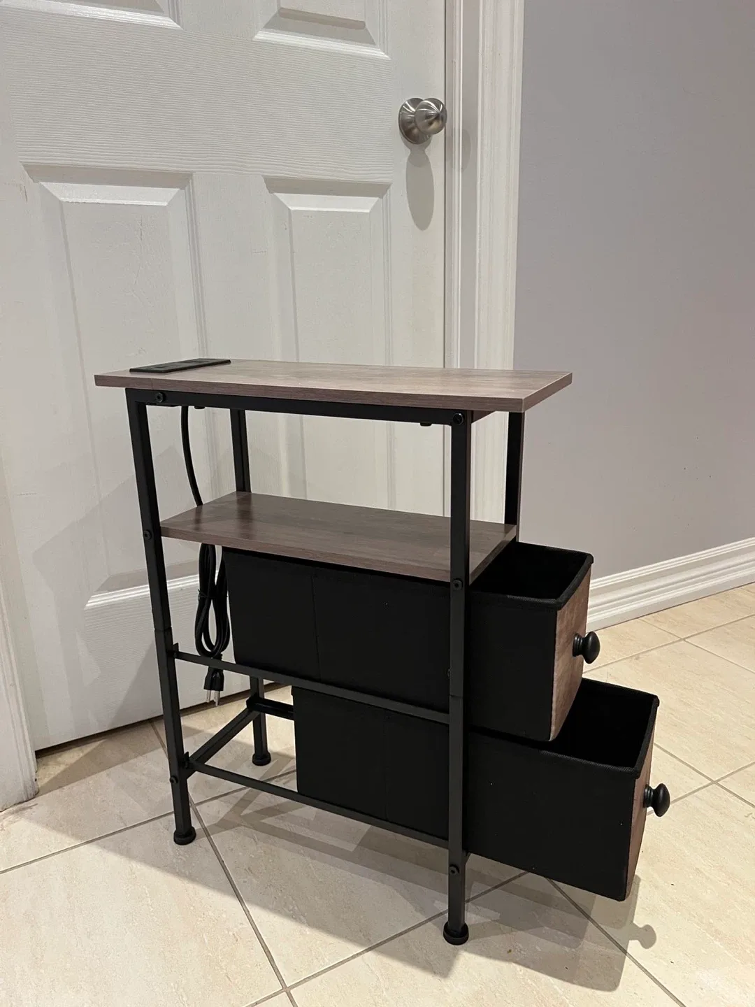 Side Table with USB Port and Storage image indicator(3)