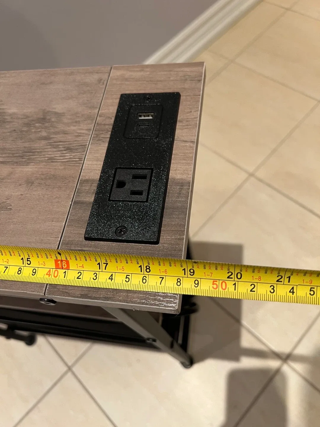 Side Table with USB Port and Storage image indicator(7)