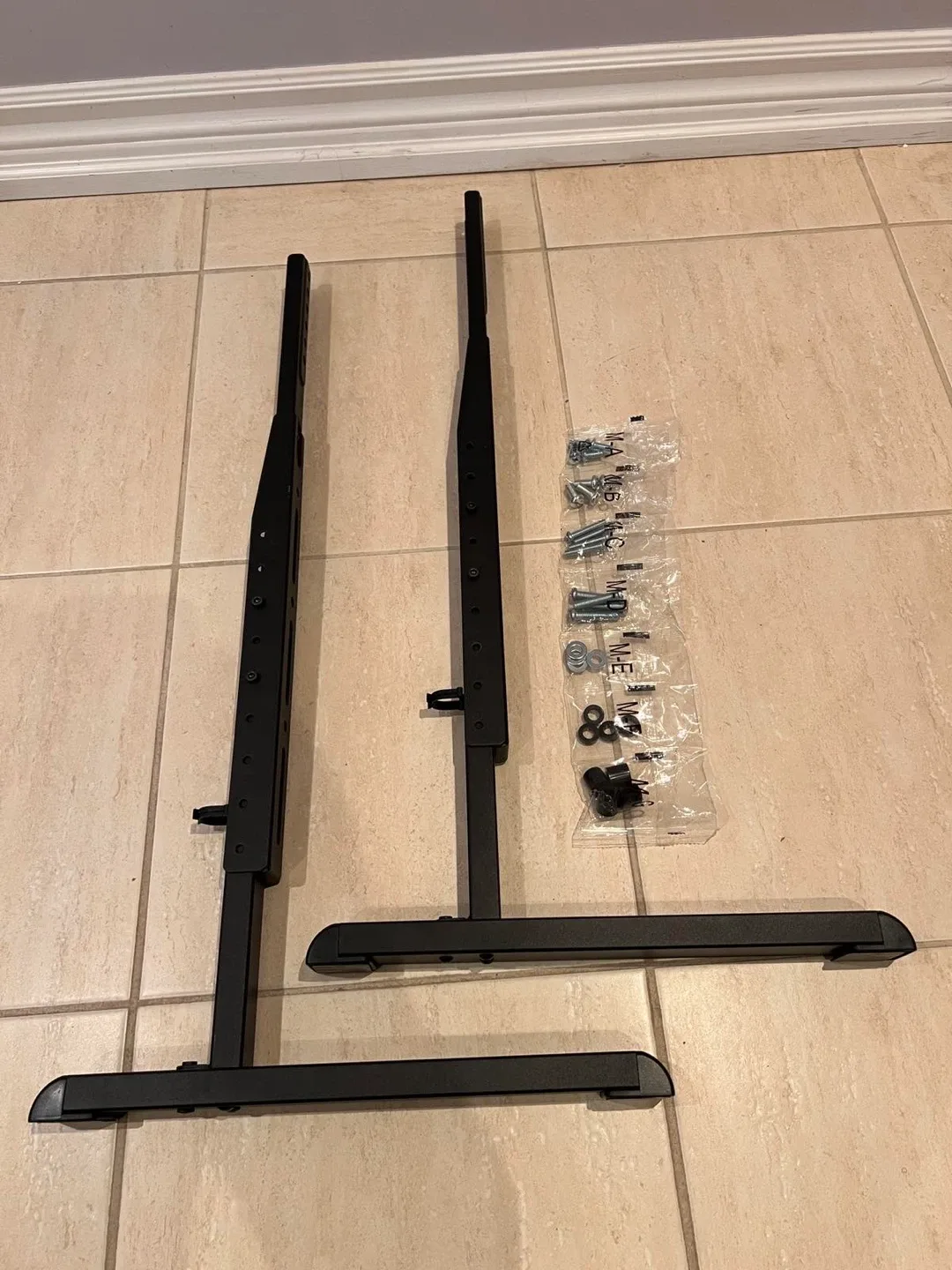Universal TV Stand Legs - Black