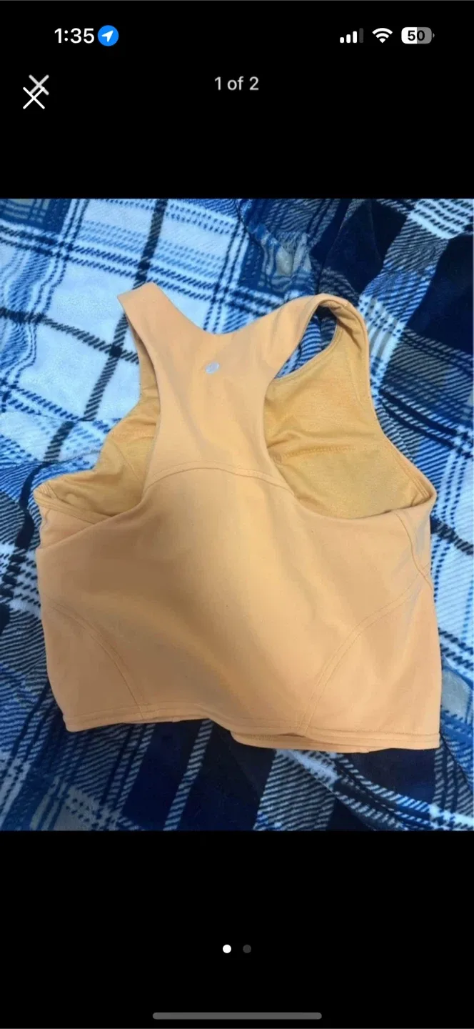Lululemon Workout Crop Top - Size 6