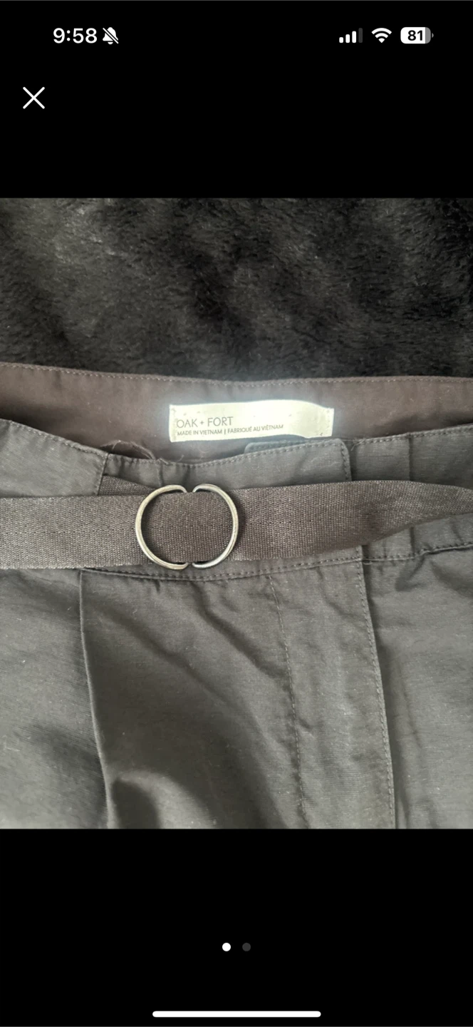 Oak + Fort Black Pants