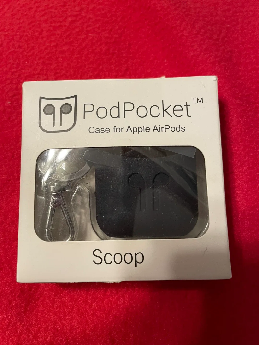 PodPocket AirPods Case - Midnight Black