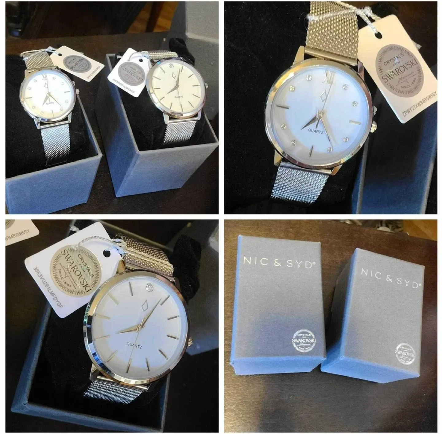 Brand new His & Hers watches Swarovski image indicator(2)