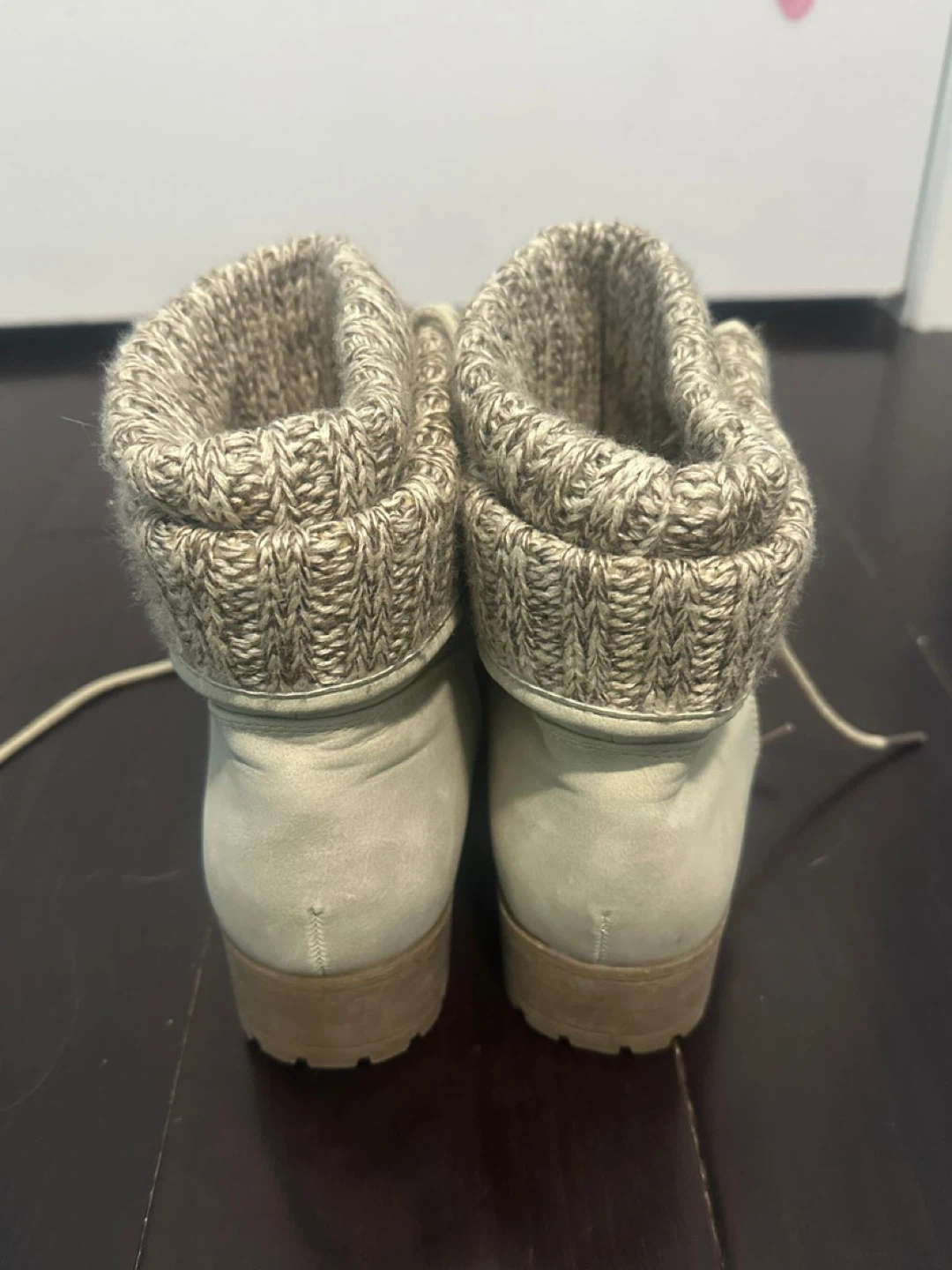 Women's Lace-Up Ankle Boots - Size 8 - photo 2