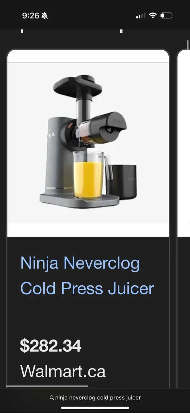 Ninja Neverclog Cold Press Juicer