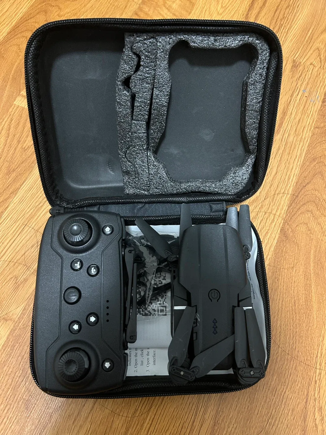 Foldable Camera Drone with Remote & Case - $10