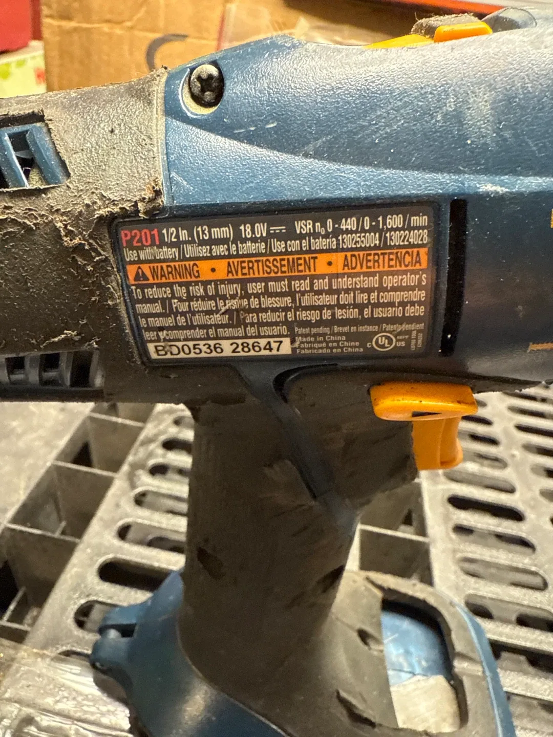 Ryobi P201 1/2 in. Cordless Drill image indicator(4)