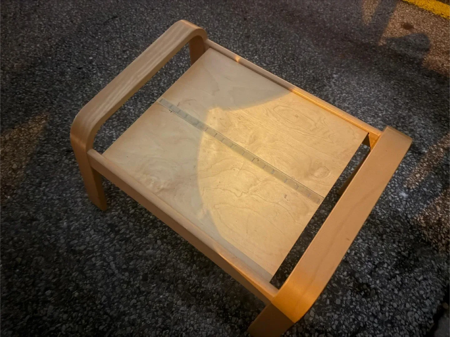 Vintage IKEA Bentwood Foot Stool.