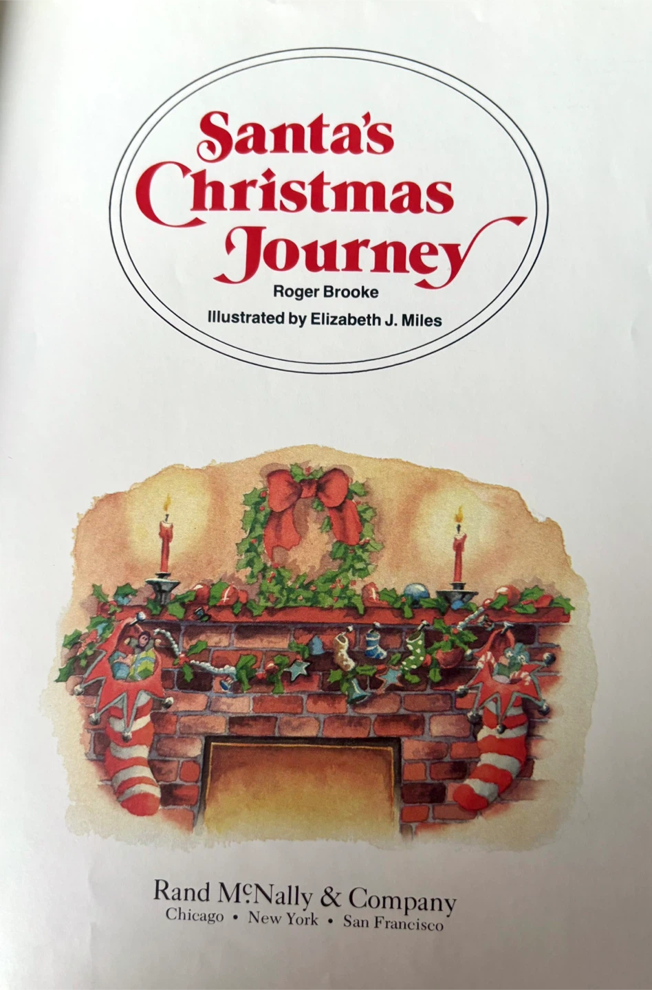 HARDCOVER CHRISTMAS BOOK "Santa's Christmas Journey" - photo 3