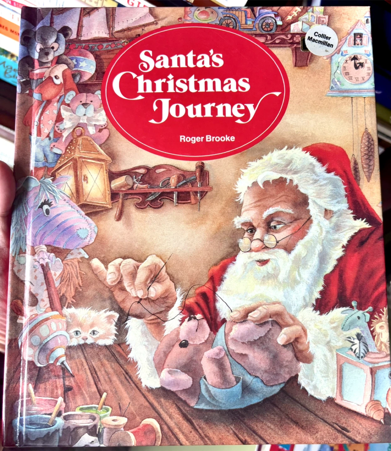 HARDCOVER CHRISTMAS BOOK "Santa's Christmas Journey"