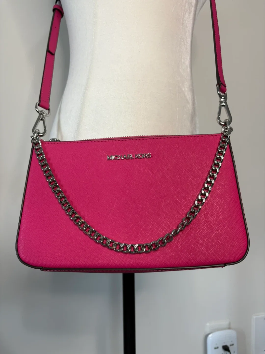 NEW (but removed tag) Michael Kors Pink Crossbody Bag