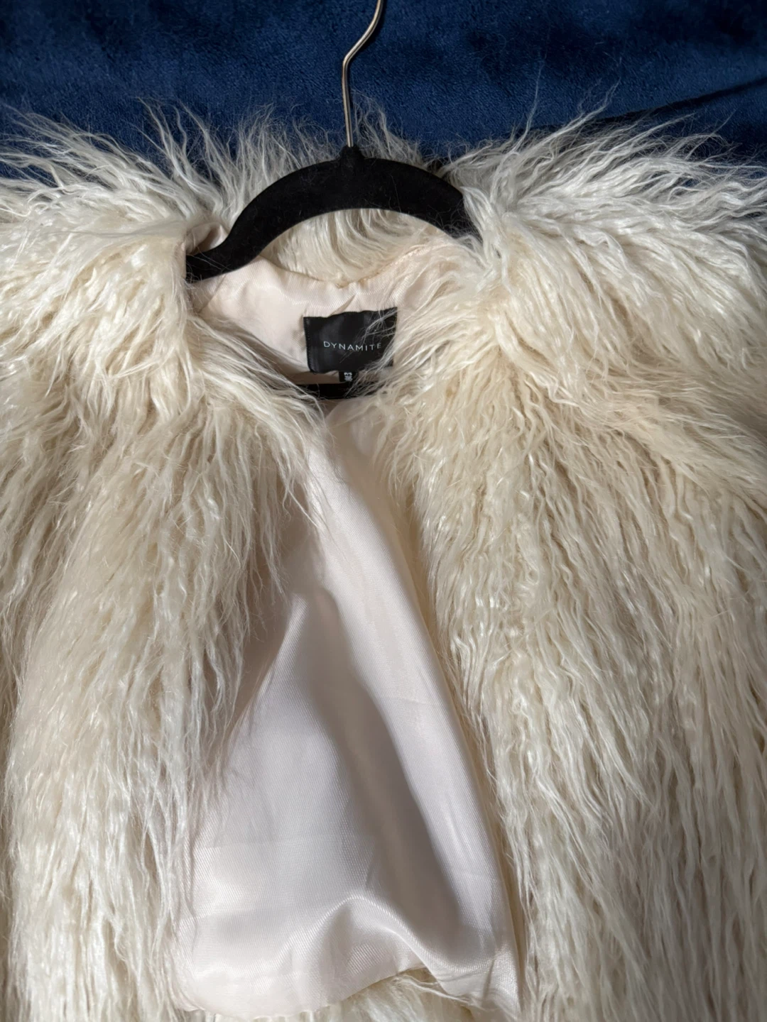 Dynamite Cream Faux Fur Jacket - photo 4