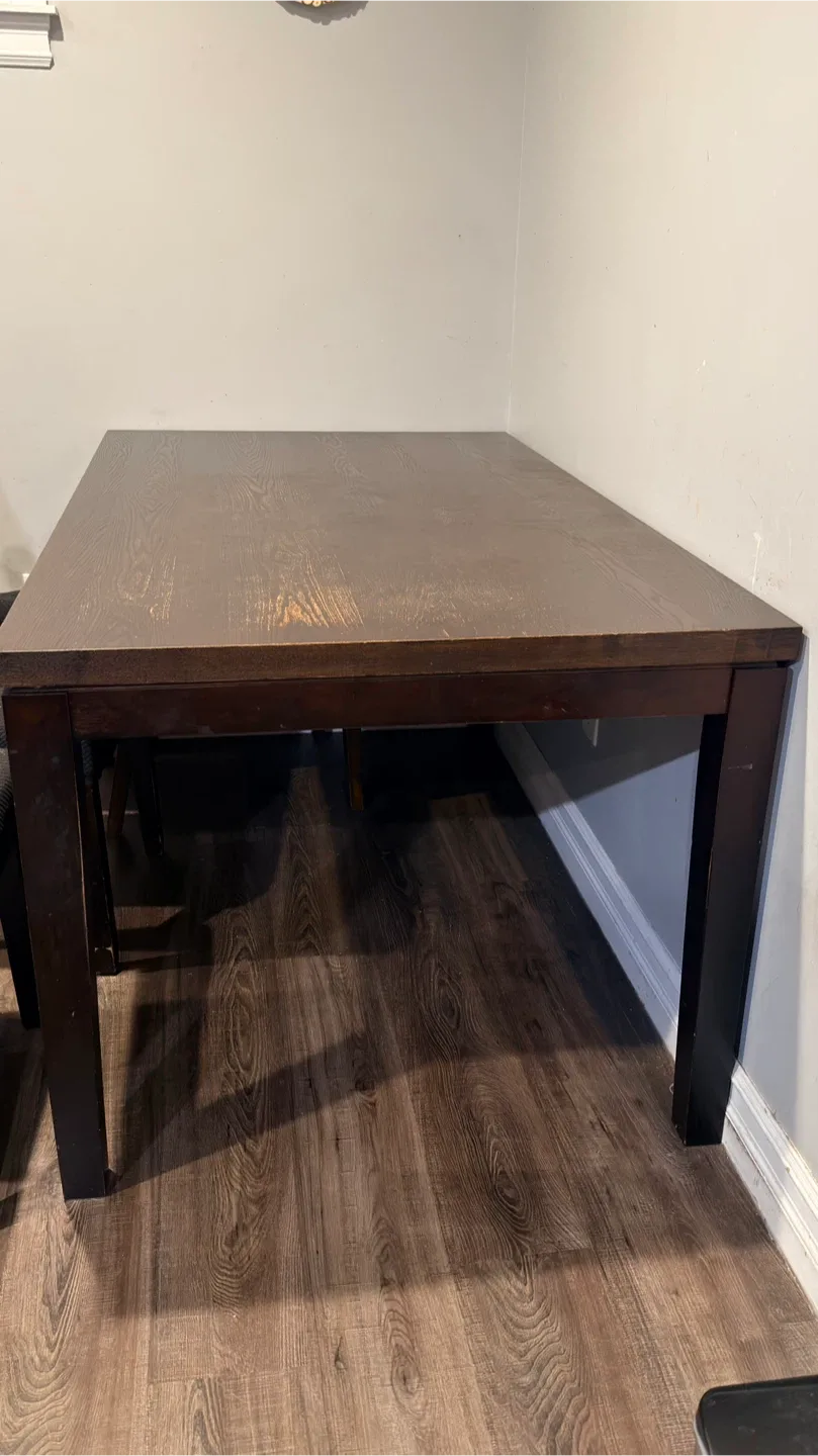 Dining Table with 3 Chairs - Grey