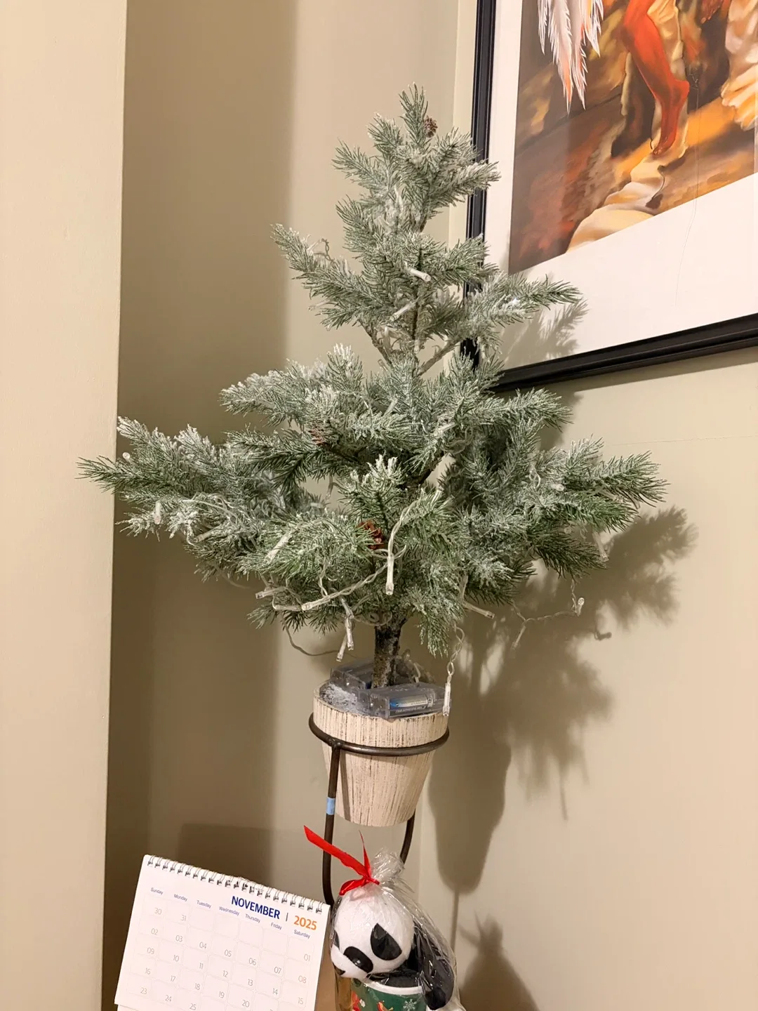 Small Artificial Christmas image indicator(3)