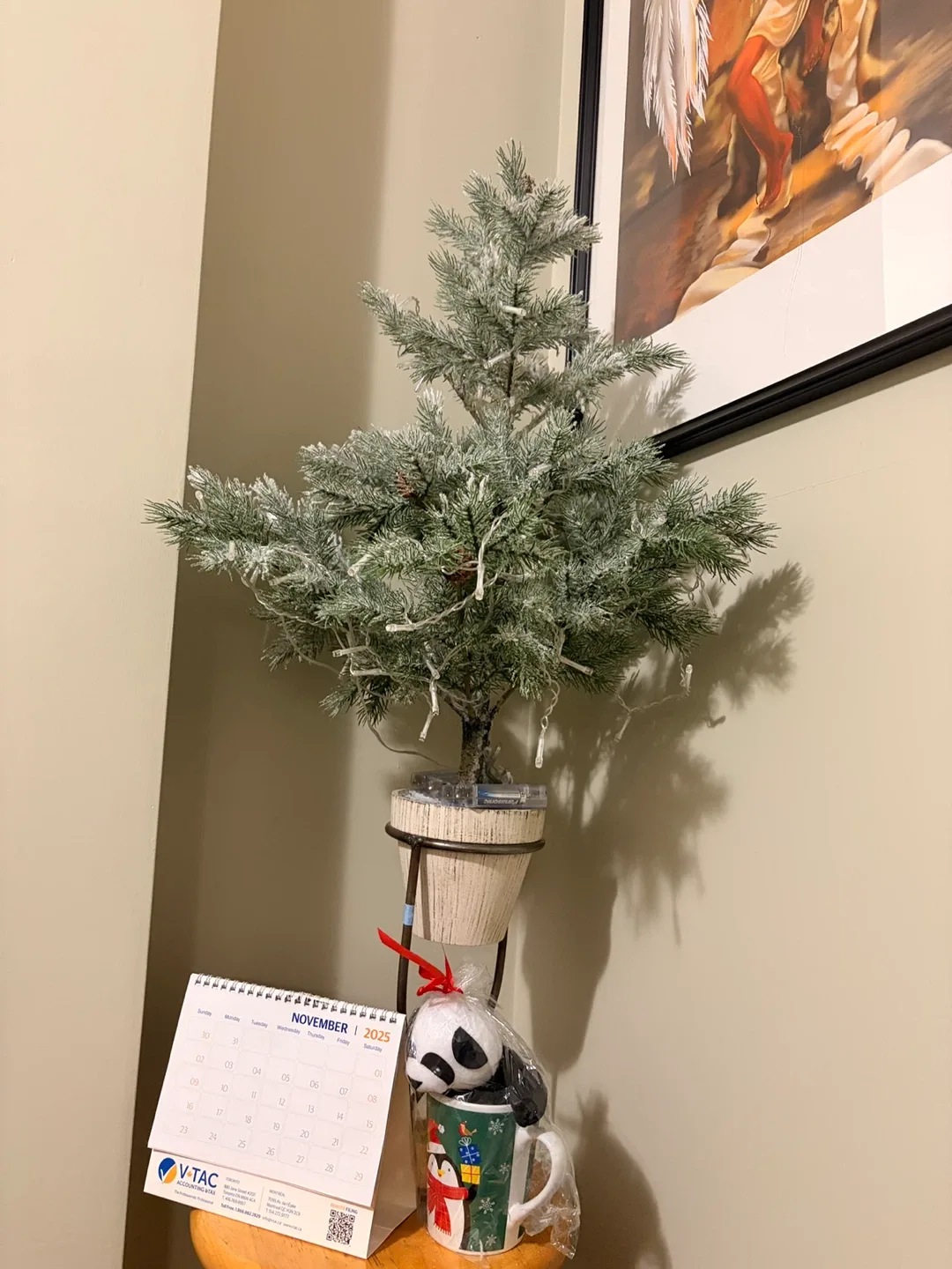 Small Artificial Christmas image indicator(2)