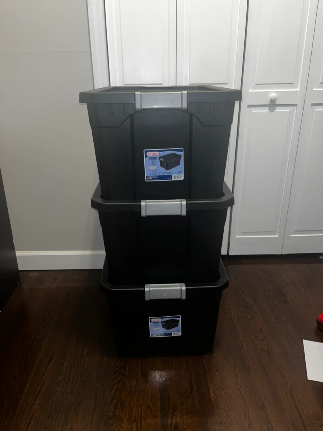 Sterilite Modular Latching Box 19 Gallons - 3 Pieces Set