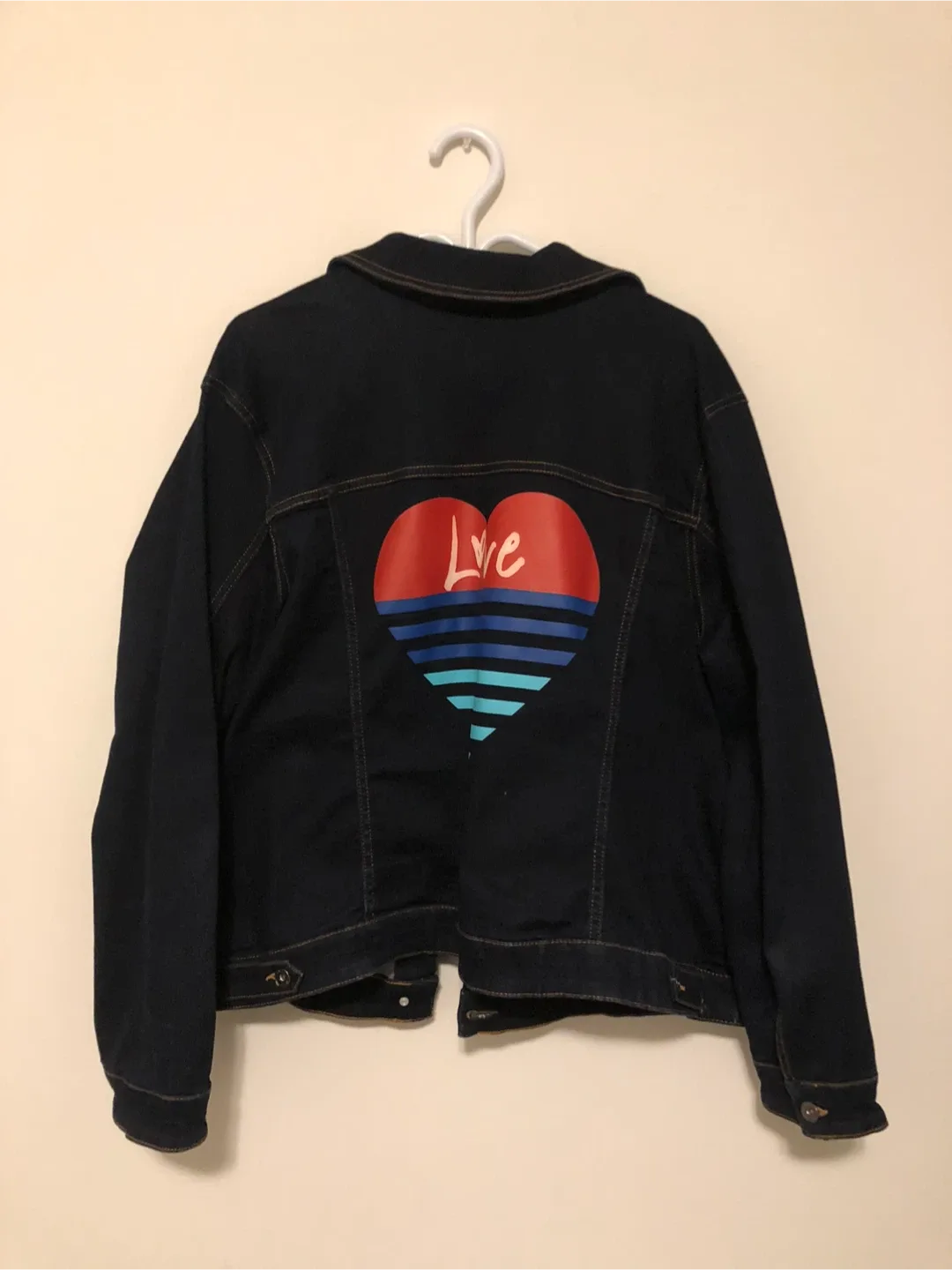 Levi's Denim Jacket with Heart Design image indicator(2)