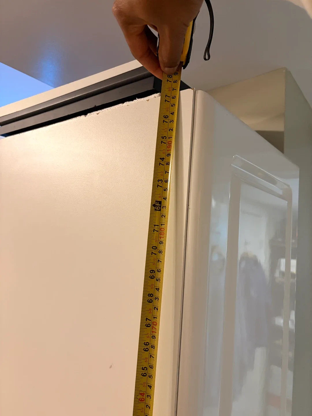 White Storage Cabinet - 77" Tall image indicator(4)