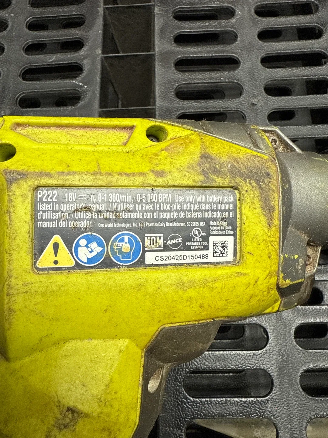 Ryobi P222 Hammer Drill image indicator(3)