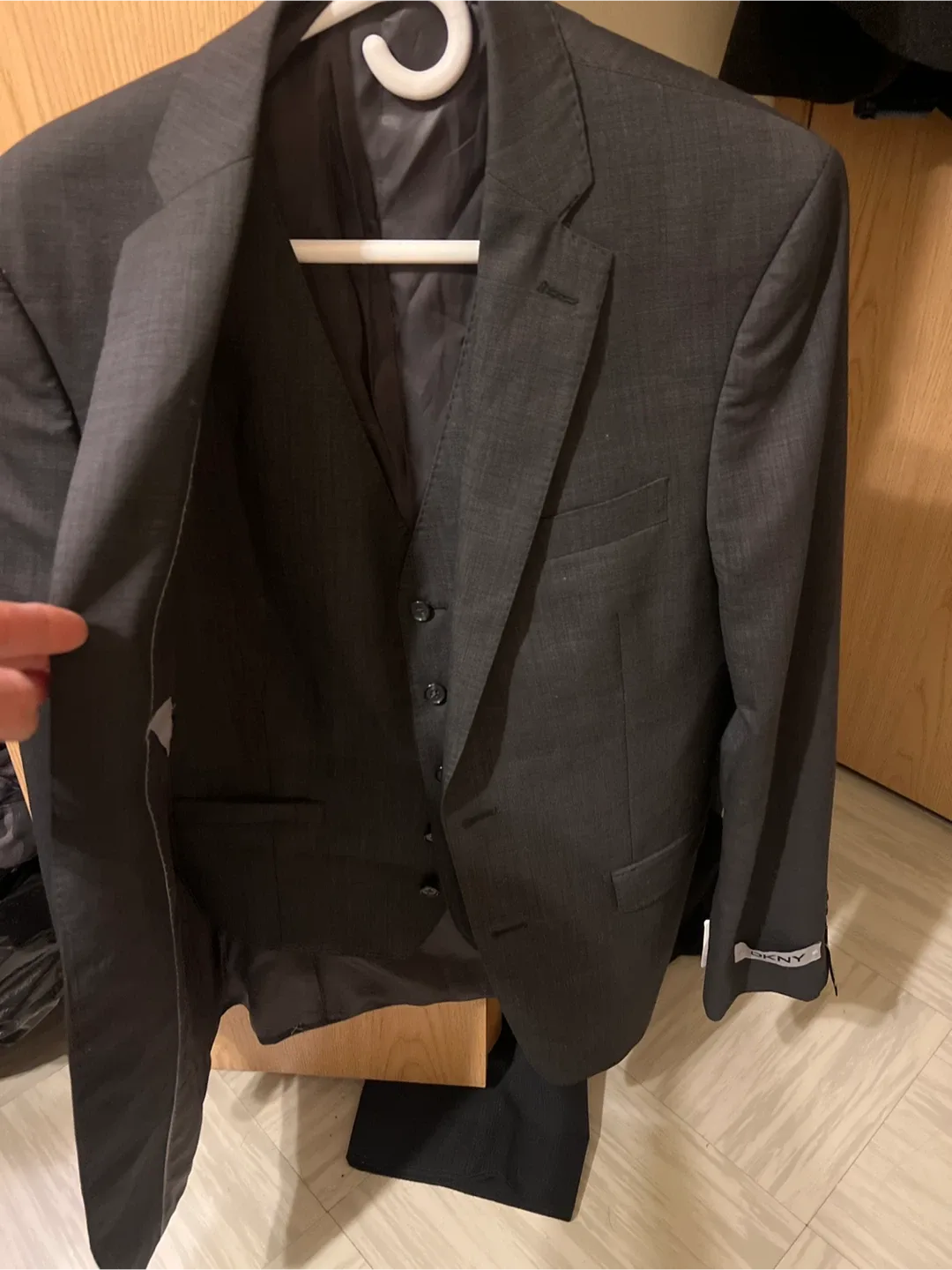 DKNY Men's Suit Jacket & Vest image indicator(2)