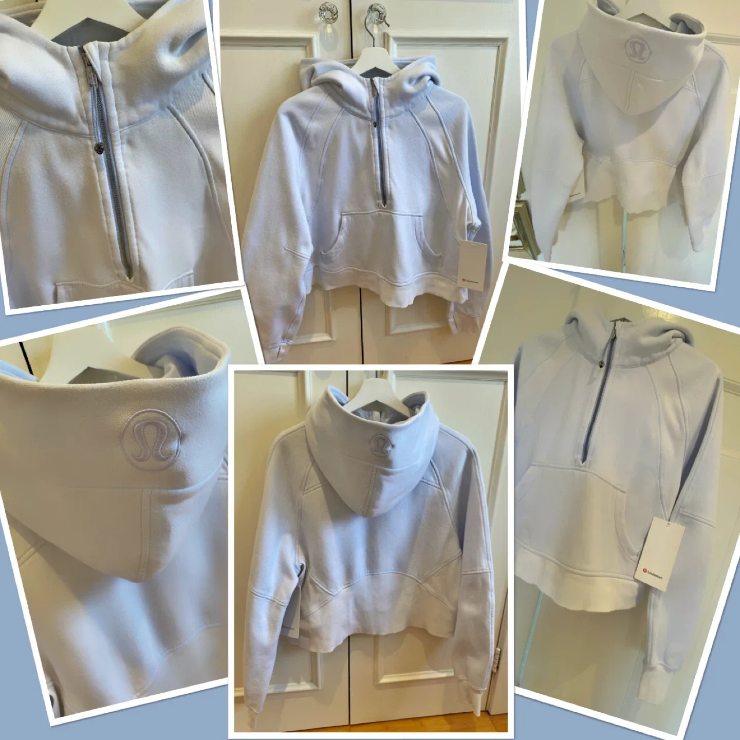 ⭐️Brand new tags on lululemon 1/2 zip Lavender hoodie⭐️