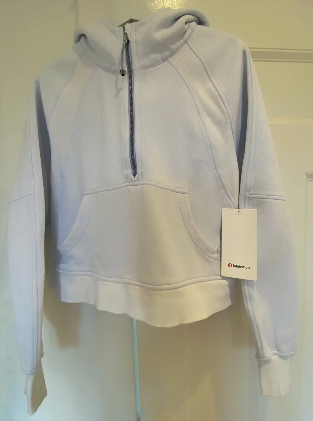 ⭐️Brand new tags on lululemon 1/2 zip Lavender hoodie⭐️ image indicator(3)