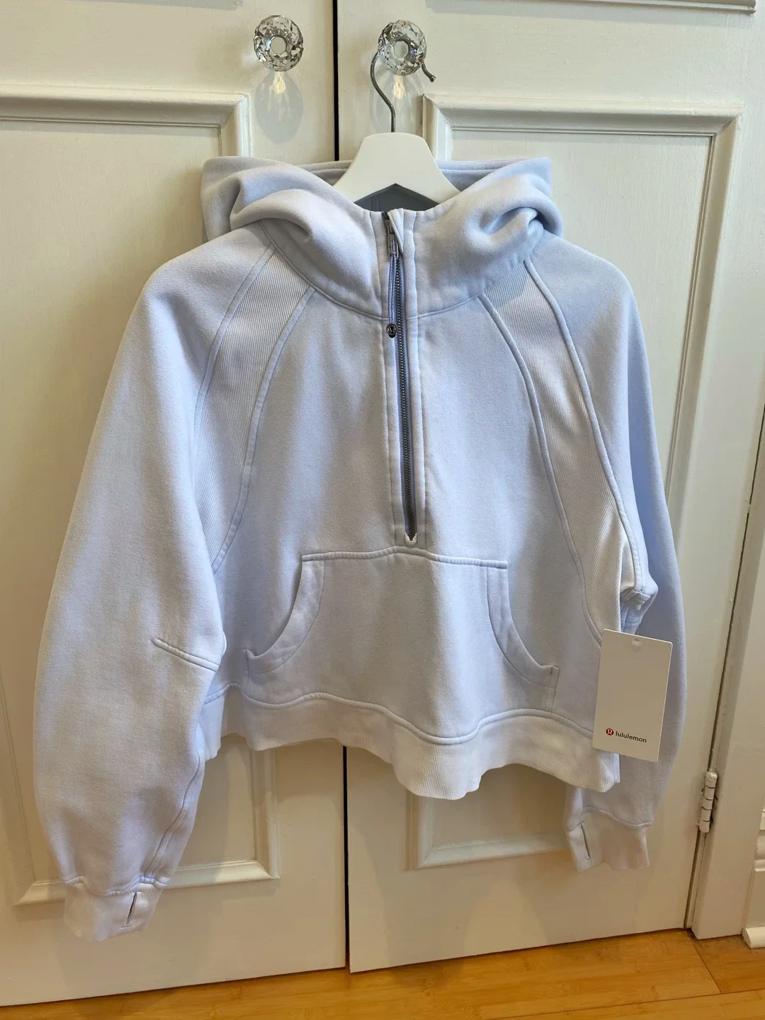 ⭐️Brand new tags on lululemon 1/2 zip Lavender hoodie⭐️ image indicator(9)