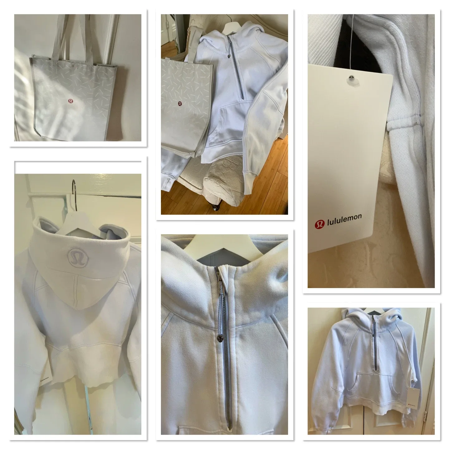 ⭐️Brand new tags on lululemon 1/2 zip Lavender hoodie⭐️ image indicator(10)
