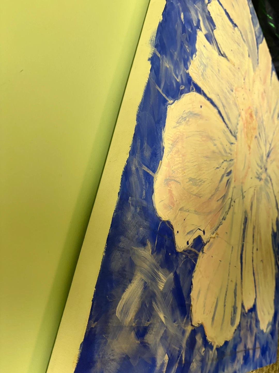 3D Modeling Paste Floral Painting on large Canvas - photo 2