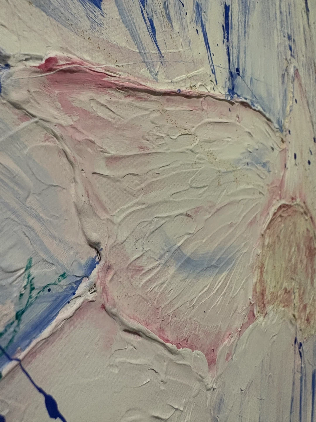3D Modeling Paste Floral Painting on large Canvas - photo 4