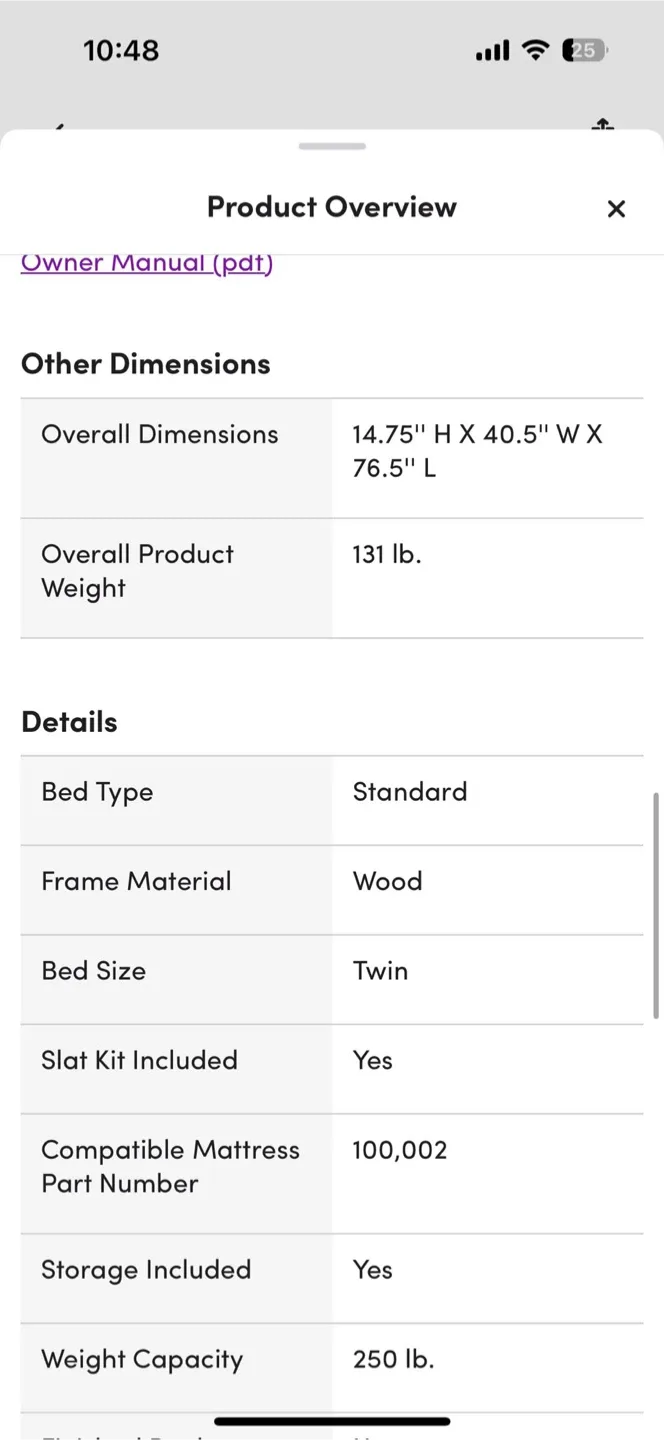 Twin White Single Bed Frame with Drawers + Mattress image indicator(4)